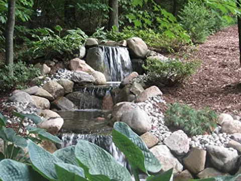 EasyPro Pond Products Pro-Series Just-A-Falls Pondless Waterfall Kit with 18″ Spillway and 45 Mil EPDM Liner Black