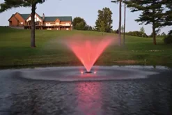 EASYPRO RGB2-100 AquaShine Color Changing LED Fountain Light Kit Cyan