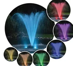 EASYPRO RGB2-100 AquaShine Color Changing LED Fountain Light Kit Cyan