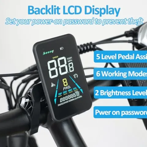 E·Bycco Dual 1000W Motors 2000W Electric Bike for Adults, 35MPH 48V 23Ah Battery Electric Bicycle, Full Suspension 26″*4.0 Fat Tire Hydraulic Disc Brake, Beach Off-Road Mountain E-Bike for Men EB7Pro Blue/2000W/Dual Motor