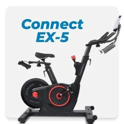 Echelon Fitness Exercise Bike Smart Connect Magnetic Resistance Black
