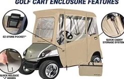 Eevelle Greenline 2 Passenger Yamaha Drive Golf Cart Enclosure Navy