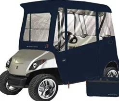 Eevelle Greenline 2 Passenger Yamaha Drive Golf Cart Enclosure Navy