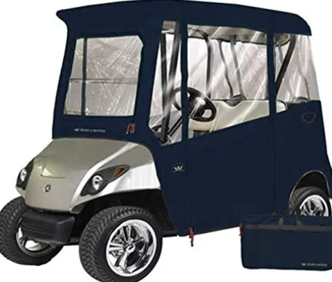 Eevelle Greenline 2 Passenger Yamaha Drive Golf Cart Enclosure Navy