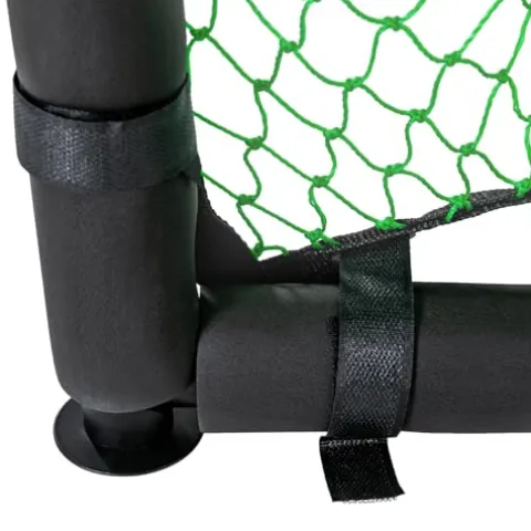 Eleeferri Golf Hitting Cage with Practice Net & Swing Mat Green Black White