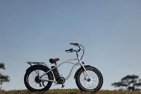 Elevate E-Bikes Cabo Beach Cruiser Electric Bike White