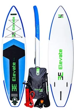 ElevateSUP All Around Premium Inflatable Stand Up Paddleboard 10’6”
