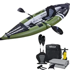 Elkton Outdoors Steelhead Inflatable Fishing Kayak Single