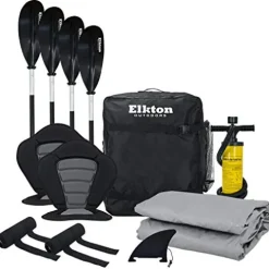 Elkton Outdoors Steelhead Inflatable Fishing Kayak Tandem