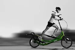 ElliptiGO 3C Long Stride Outdoor Elliptical Bike Green