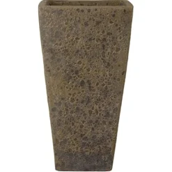 Emissary Bubble Yellow Stoneware Square Planter 17in x 31.5in
