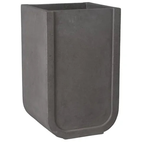 Emissary Terrazzo Square Planter 20in x 18in x 32in Terrazzo Gray