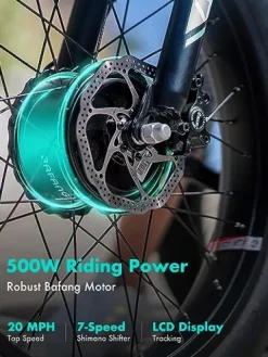 EMOJO Caddy Pro 500W Electric Tricycle for Adults White