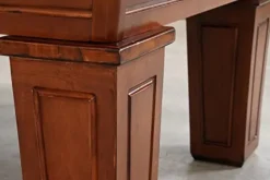 Empire USA – Corona Slate Pool Table w/ Premium Billiards Accessories (8FT) American Walnut