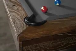 Empire USA – Dakota Slate Pool Table with Premium Billiards Accessories Brownwash