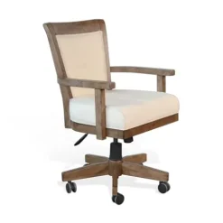 Empire USA Blaze Poker & Dining Table Set with Game Chair Alpine Grey/Smokehouse