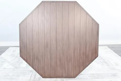 Empire USA Blaze Poker & Dining Table Set with 6 Game Chairs Alpine Grey Smokehouse