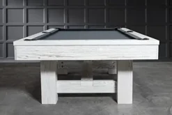 Empire USA Dakota Slate Pool Table with Premium Billiards Accessories 8FT Whitewash