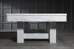 Empire USA Dakota Slate Pool Table with Premium Billiards Accessories 8FT Whitewash