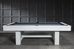 Empire USA Dakota Slate Pool Table with Premium Billiards Accessories 8FT Whitewash