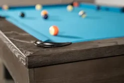 Empire USA 8FT Chino Slate Pool Table with Premium Billiard Accessories Charcoal