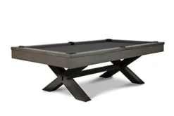 Empire USA Manhattan Slate Pool Table W/ Premium Billiard Accessories Charcoal