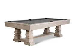 Empire USA Nixon Billiards – Huck Slate Billiard Pool Table Grey White Oak