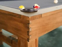 Empire USA Nixon Billiards – Presli Slate Billiard Pool Table Native Acacia