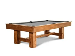 Empire USA Nixon Billiards Presli Slate Billiard Pool Table Native Acacia