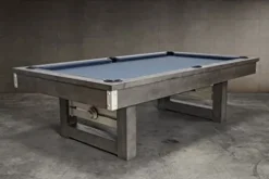 Empire USA Nixon Billiards – Bryant Slate Billiard Pool Table Grayson Grey (Metal Leg)