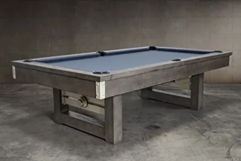 Empire USA Nixon Billiards – Bryant Slate Billiard Pool Table Grayson Grey (Metal Leg)