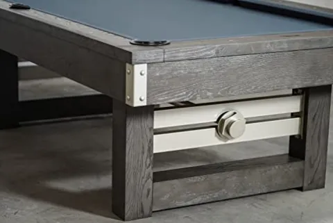 Empire USA Nixon Billiards – Bryant Slate Billiard Pool Table Grayson Grey (Metal Leg)