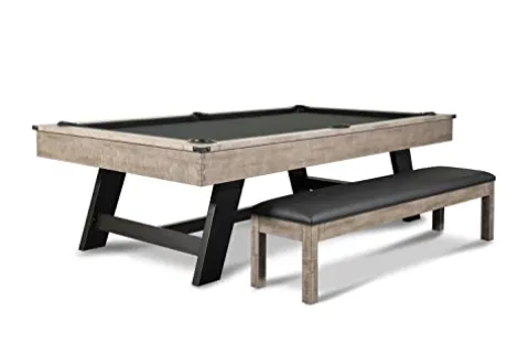Empire USA Nixon Billiards Hunter Slate Pool Table Antique Metal Leg 8 ft
