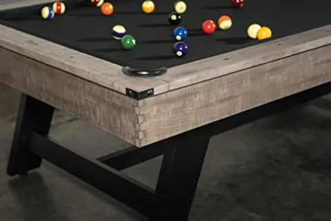 Empire USA Nixon Billiards Hunter Slate Pool Table Antique Metal Leg 8 ft