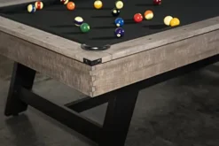 Empire USA Nixon Billiards Hunter Slate Pool Table Antique Metal Leg