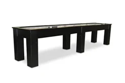 Empire USA Plank & Hide – Fulton Shuffleboard Table (12′) Black