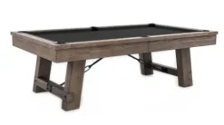 Empire USA Plank & Hide – Isaac Billiard Pool Table (8′) Silvered Ash