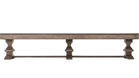 Empire USA Plank & Hide Beaumont Shuffleboard Table (14′) Silvered Oak