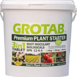 Envelor GROTAB 3-in-1 Plant Food Tablets 1500 Tabs Natural Fertilizer for Indoor Outdoor Plants