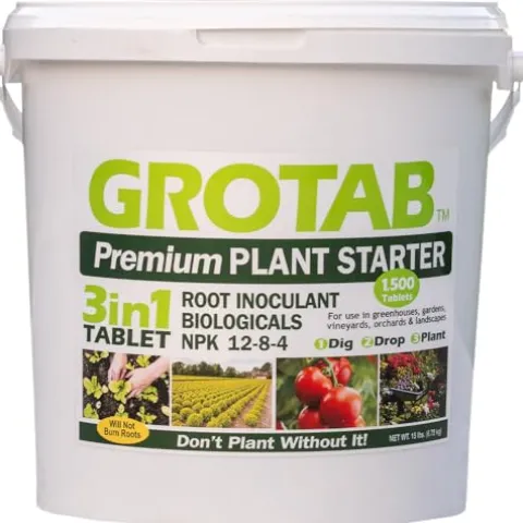 Envelor GROTAB 3-in-1 Plant Food Tablets 1500 Tabs Natural Fertilizer for Indoor Outdoor Plants
