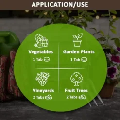 Envelor GROTAB 3-in-1 Plant Food Tablets 1500 Tabs Natural Fertilizer for Indoor Outdoor Plants