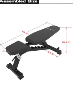 EonfitOmni Power Cage 1200 LBS Multi-Functional Home Gym Rack with Adjustable Cable Crossover