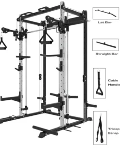 EonfitOmni Smith Machine Home Gym Equipment Black2