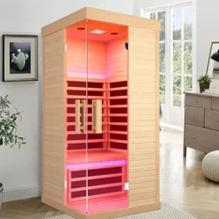 EPOFIT Single Person Far Infrared Sauna Natural