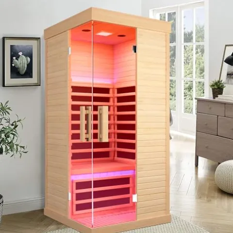 EPOFIT Single Person Far Infrared Sauna Natural
