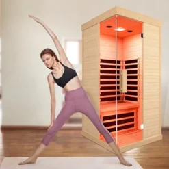 EPOFIT Single Person Far Infrared Sauna Natural