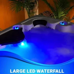 Essential Hot Tubs Select Series 100-Jet 6-Person Lounger Grey