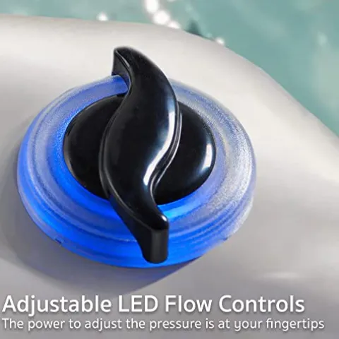 Essential Hot Tubs Select Series 100-Jet 6-Person Lounger Grey