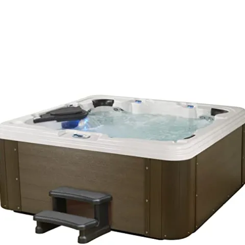 Essential Hot Tubs Select Series 100-Jet 6-Person Lounger Grey