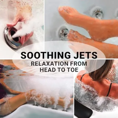 Essential Hot Tubs Select Series 100-Jet 6-Person Lounger Grey